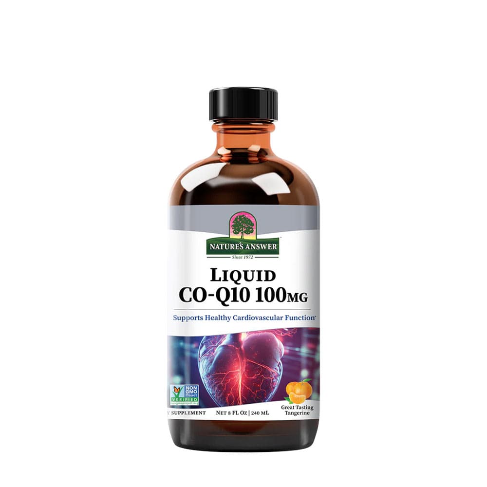 Nature's Answer CO-Q10 100 mg Líquido - Naranja - 240 ml – Nature's Answer empaque