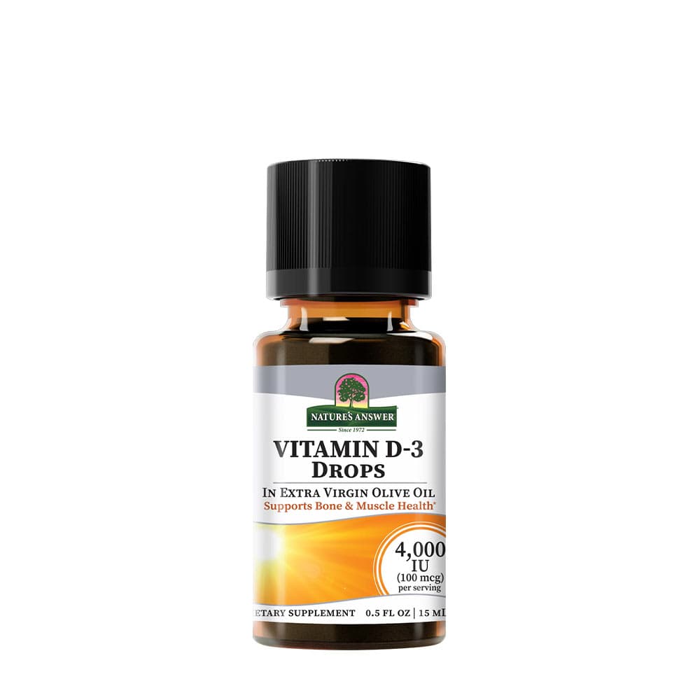 Nature's Answer - Vitamin D-3 Drops - 15ml – Nature's Answer packaging