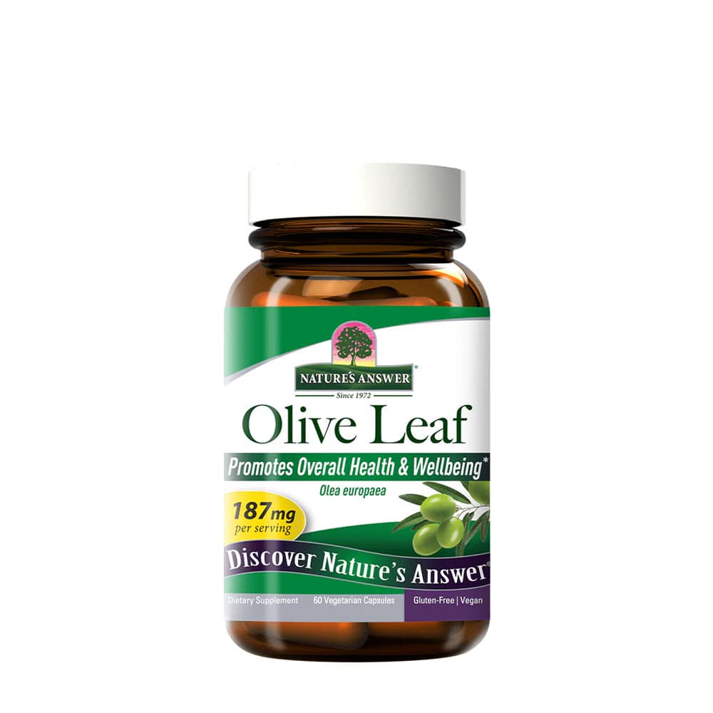 Nature's Answer Olive Leaf - 60 Cápsulas vegetales – Nature's Answer empaque