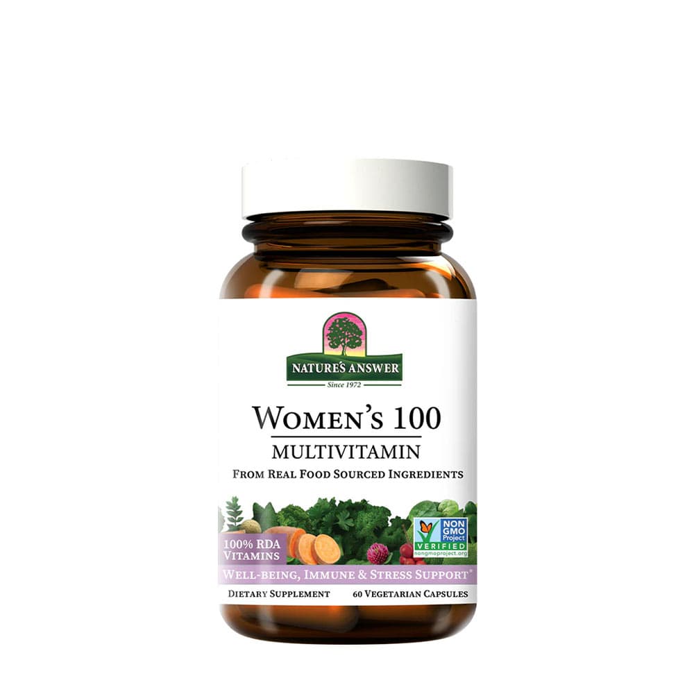 Nature's Answer Women’s 100 Multivitamin - 60 capsules végétales – Nature's Answer emballage