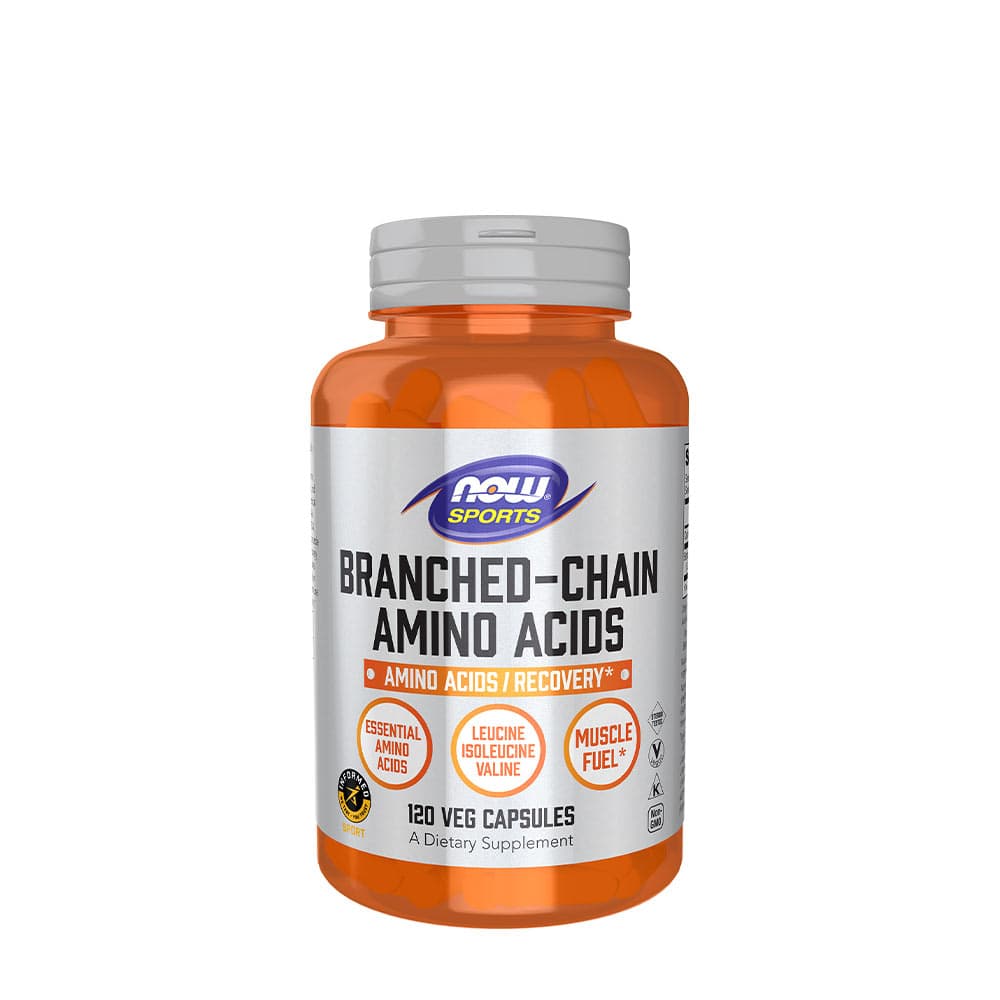 Now Foods - Aminoácidos de Cadeia Ramificada - 120 Vcaps – NOW Foods embalagem