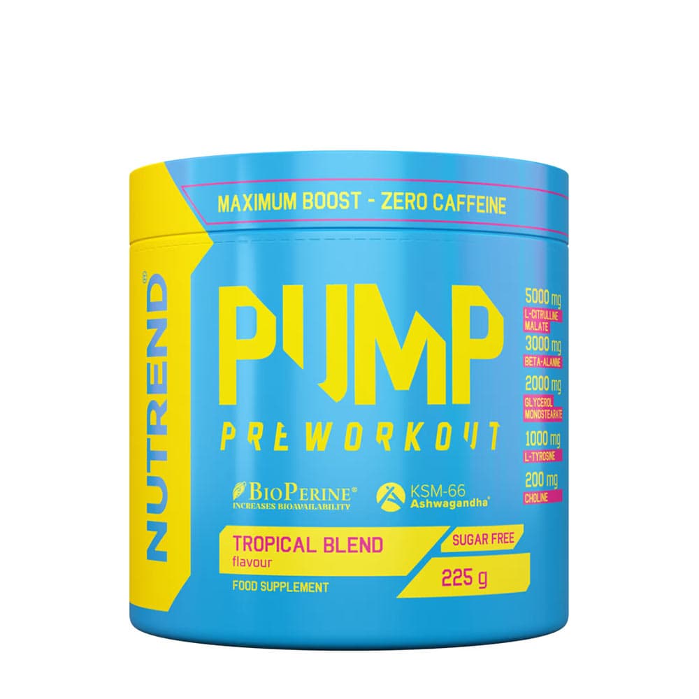 Nutrend - Tropical Blend - 225g – Nutrend förpackning