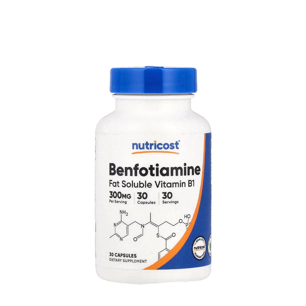Nutricost Benfotiamin 300 mg, 30 Kapseln