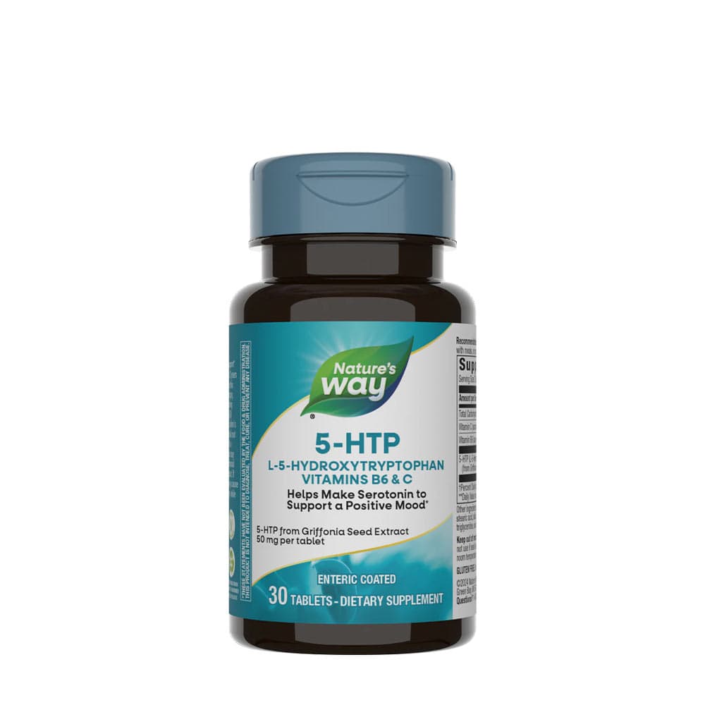 Nature's Way - 5-HTP - 30 tabletter – Nature's Way förpackning