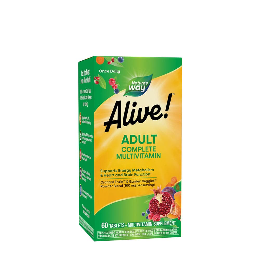 Nature's Way - Alive! Adult Complete Multivitamin - 60 tabletter – Nature's Way förpackning