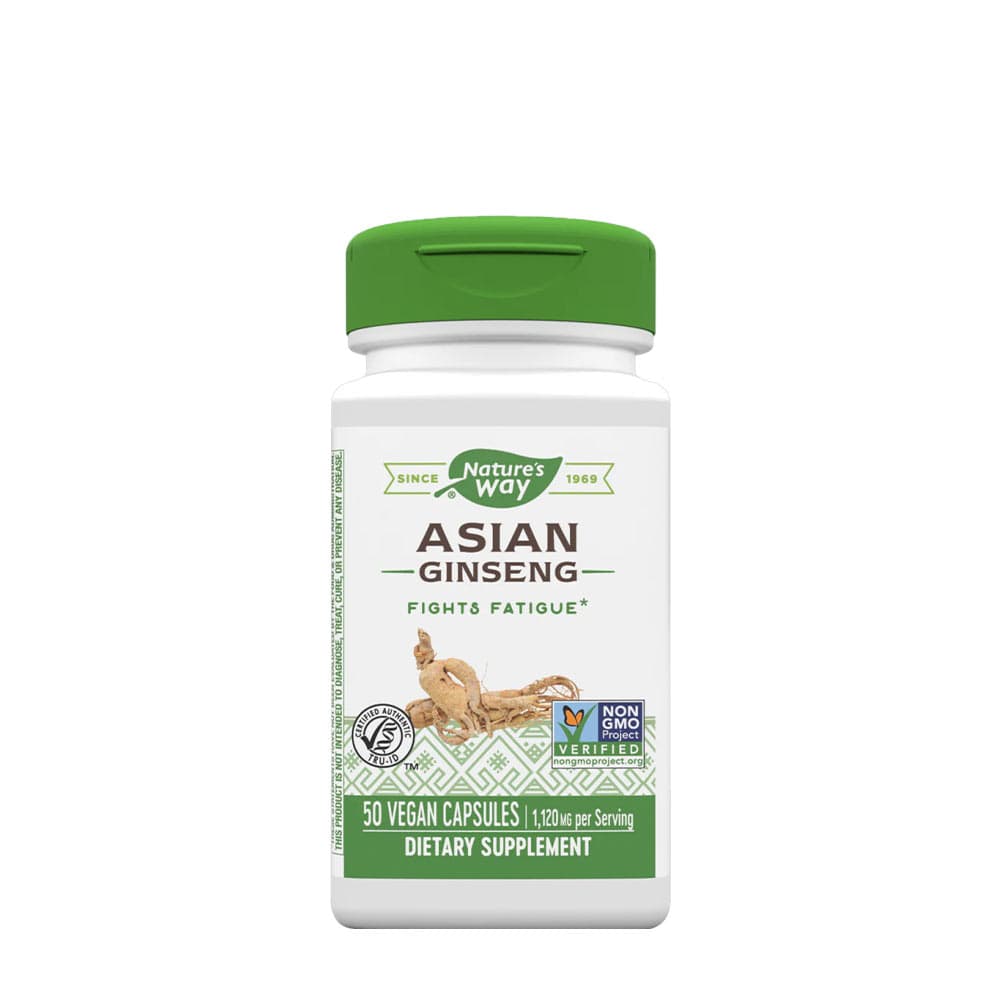 Nature's Way Asian Ginseng - 50 capsules – Nature's Way verpakking
