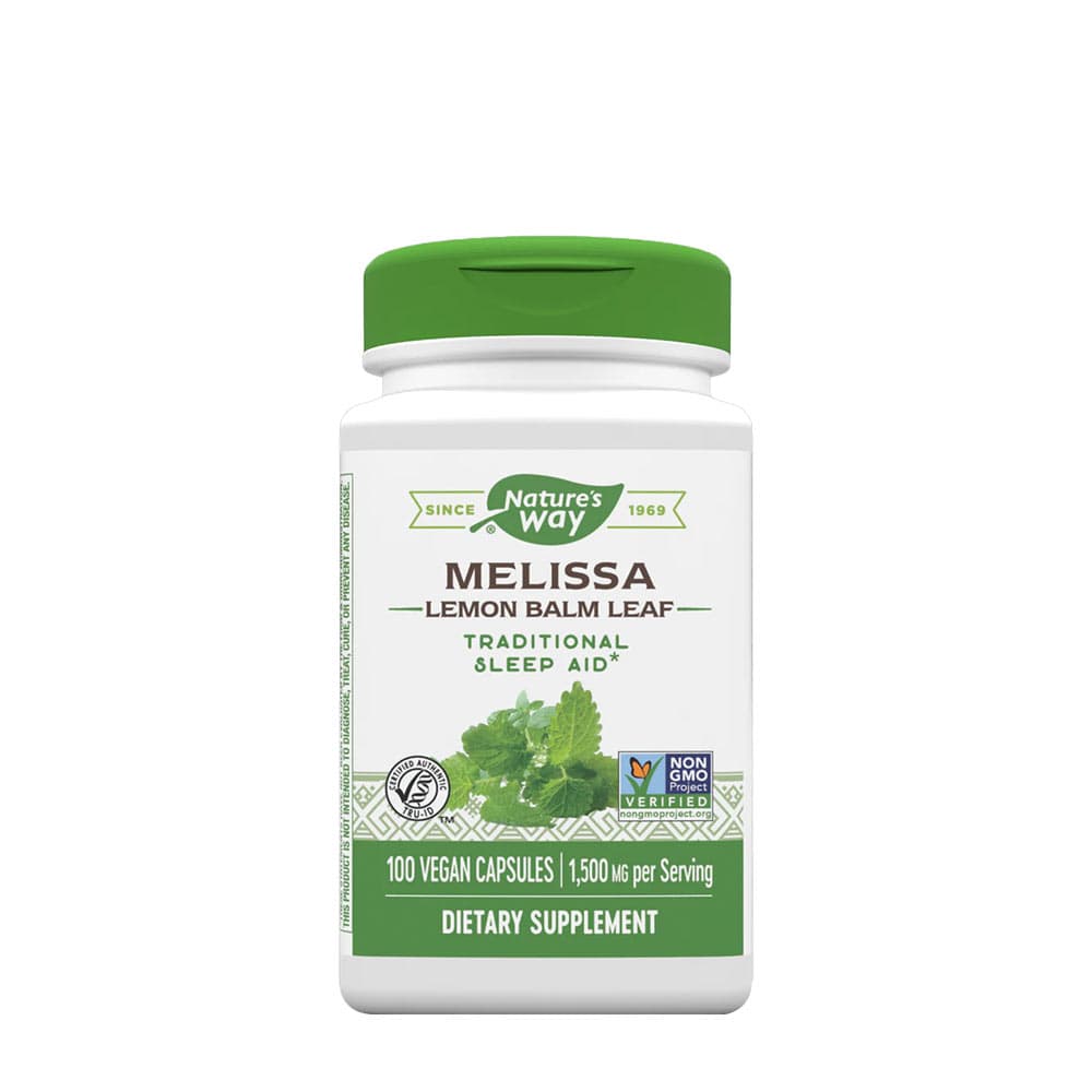 Nature's Way - Melissa Lemon Balm Leaf - 400 mg - 100 vegetabiliska kapslar