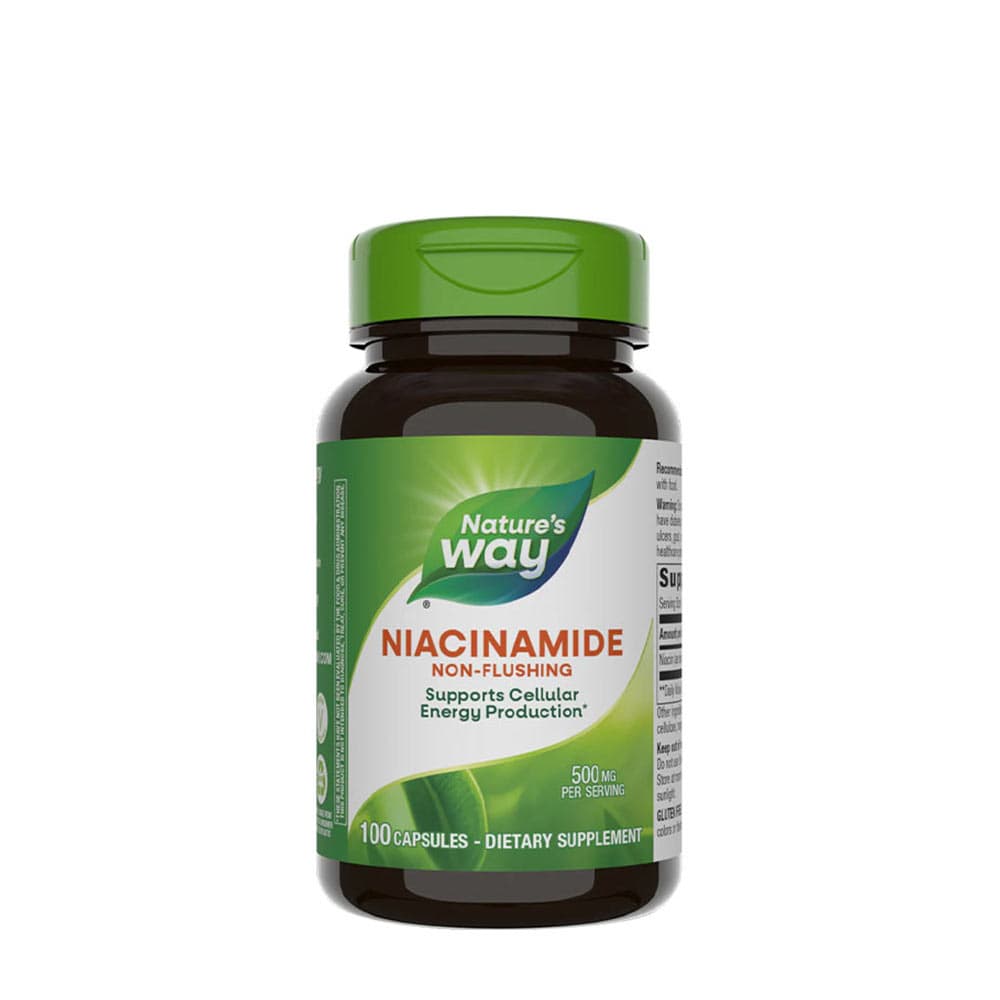 Nature's Way Niacinamide 500 mg - 100 capsules – Nature's Way verpakking