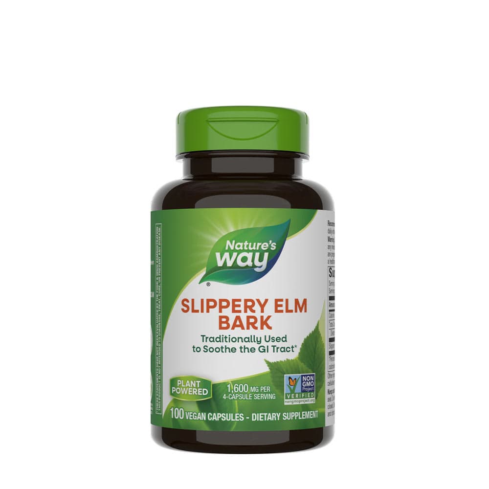 Nature's Way Slippery Elm Bark - 100 kapsler