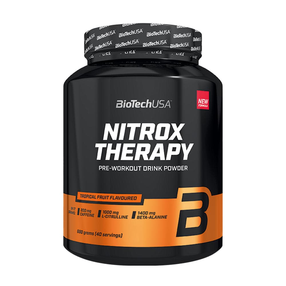 BioTechUSA Nitrox Therapy Pre-Workout Pulver 300 g – BioTechUSA förpackning