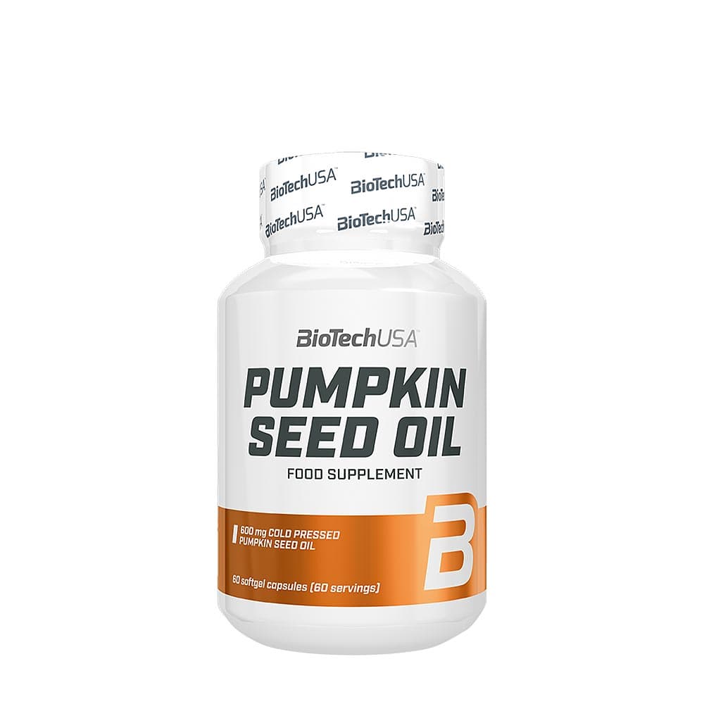 BioTechUSA Pumpkin Seed Oil 60 Sgels Kapseln – BioTechUSA Verpackung