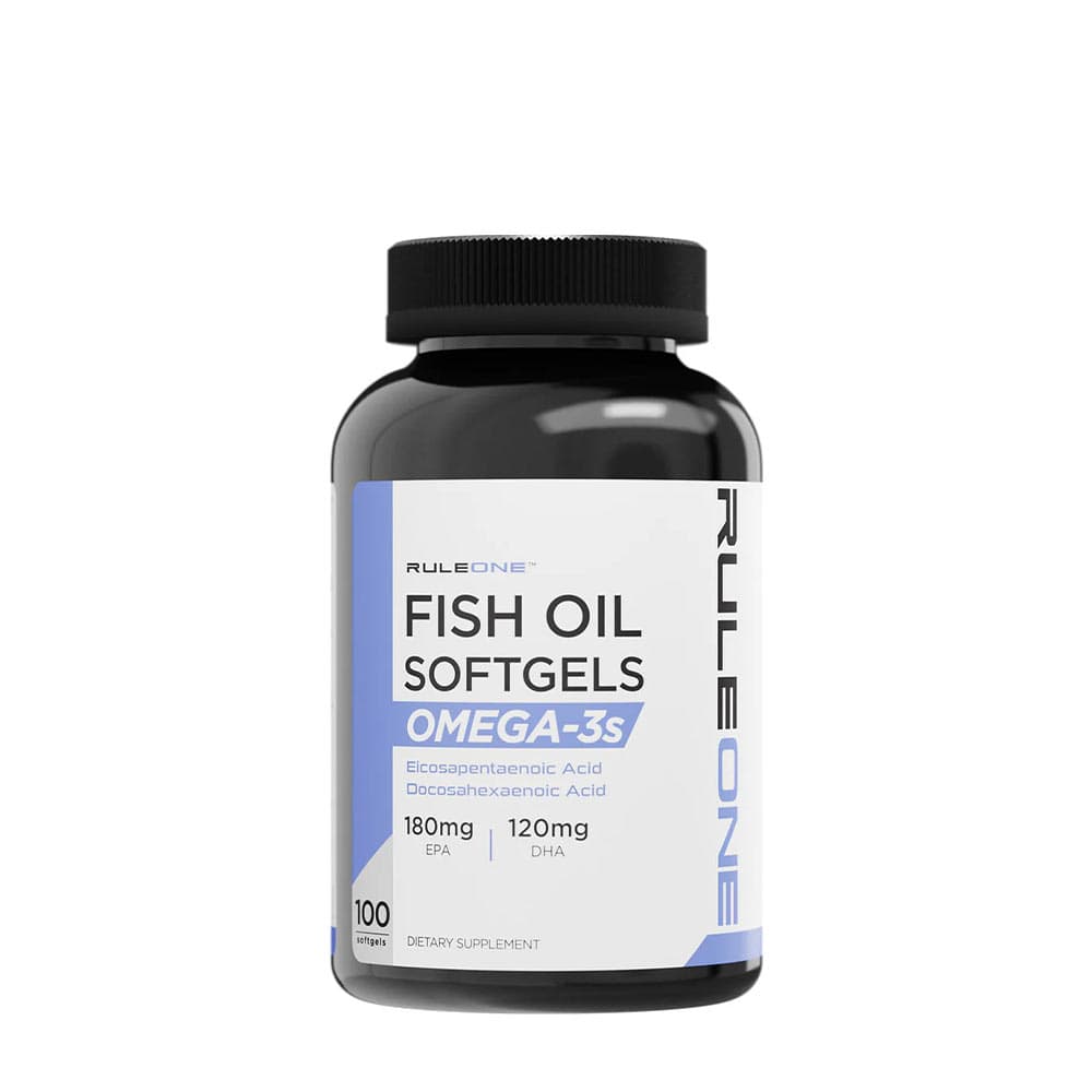 Rule One Fish Oil Sgels 1000mg - 100 capsules – Rule One verpakking