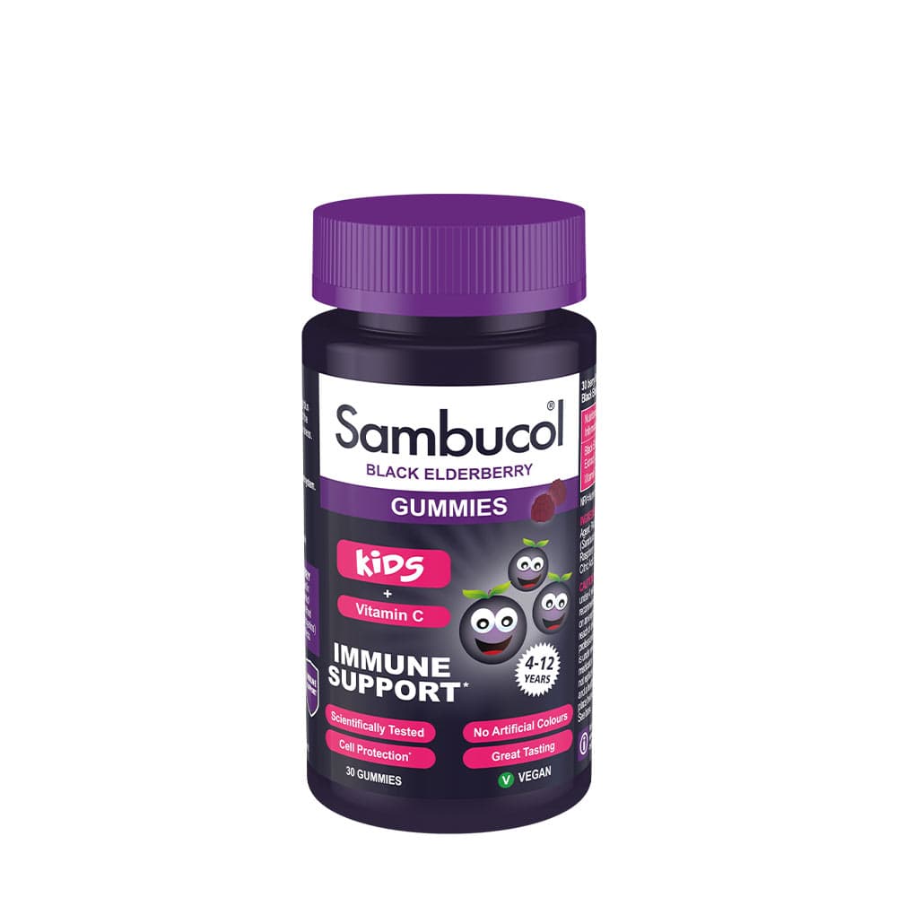 Sambucol Kids Gummies – Sabugueiro Preto – 30 gomas