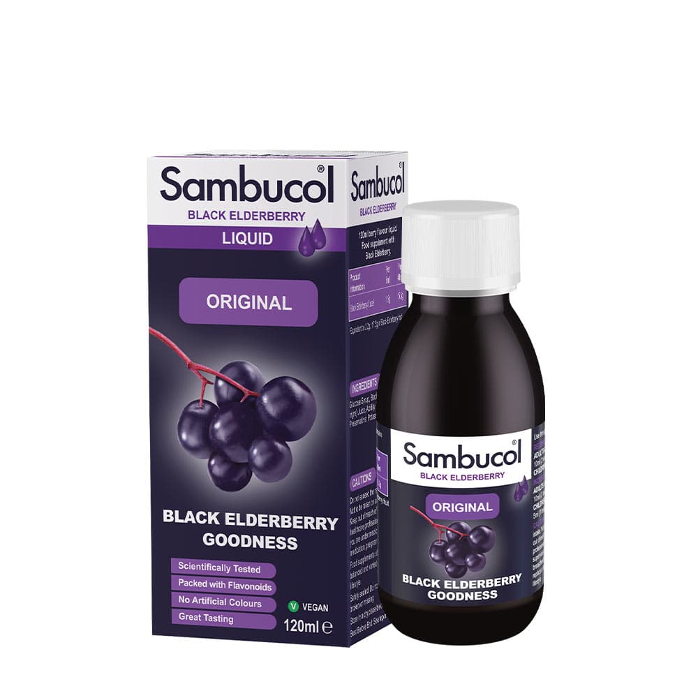 Sambucol Extrato Líquido de Sabugueiro Original 120ml