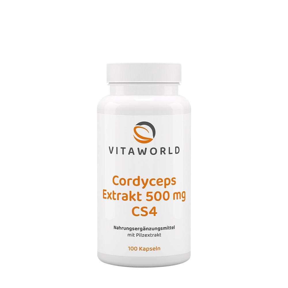 Vitaworld - Cordyceps Extract - 100 Capsules (500 mg)