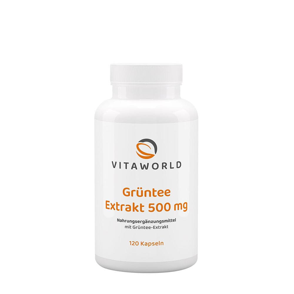Vitaworld - Green Tea Extract - 120 Cápsulas – Vitaworld empaque