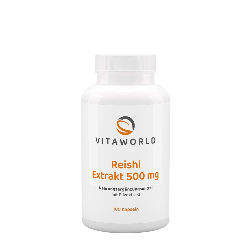 Vitaworld Reishi Extract 500mg kapsułki – Vitaworld opakowanie