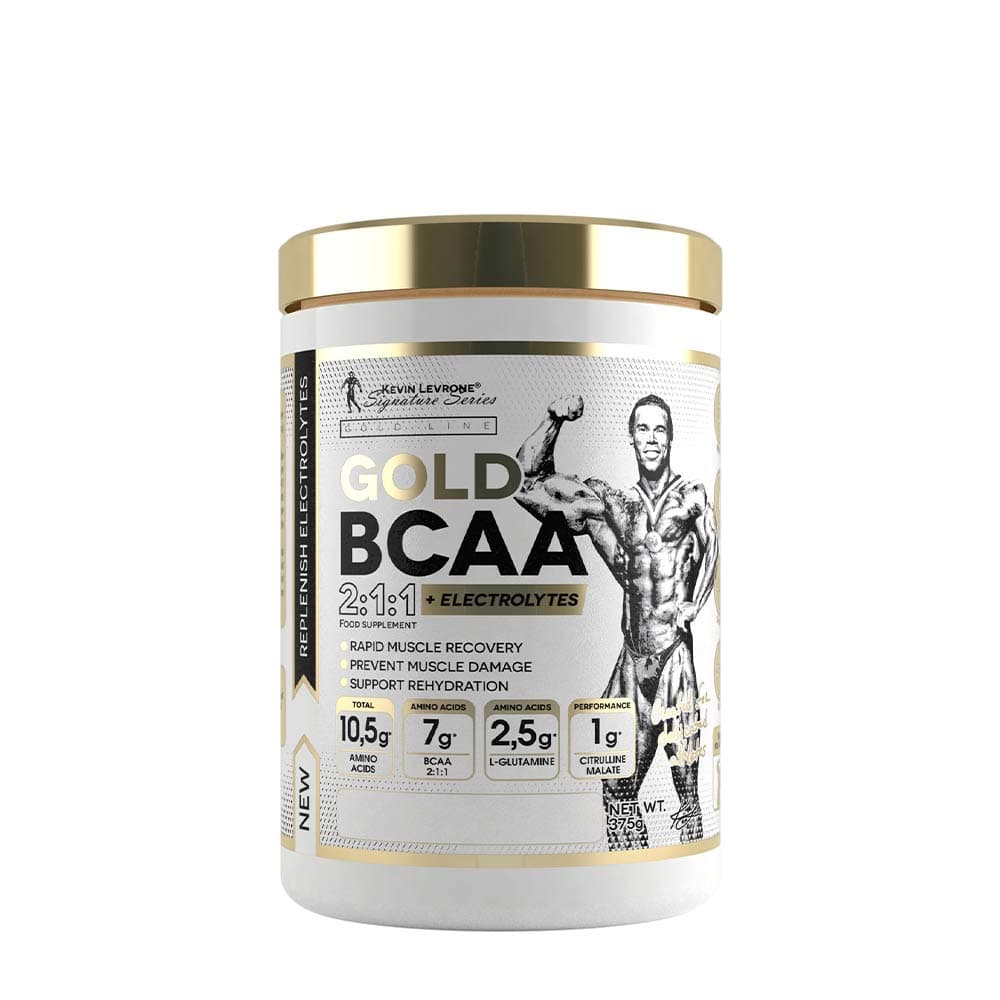 Kevin Levrone - Gold BCAA 2:1:1 (Fruit Massage) 375g – Kevin Levrone emballage