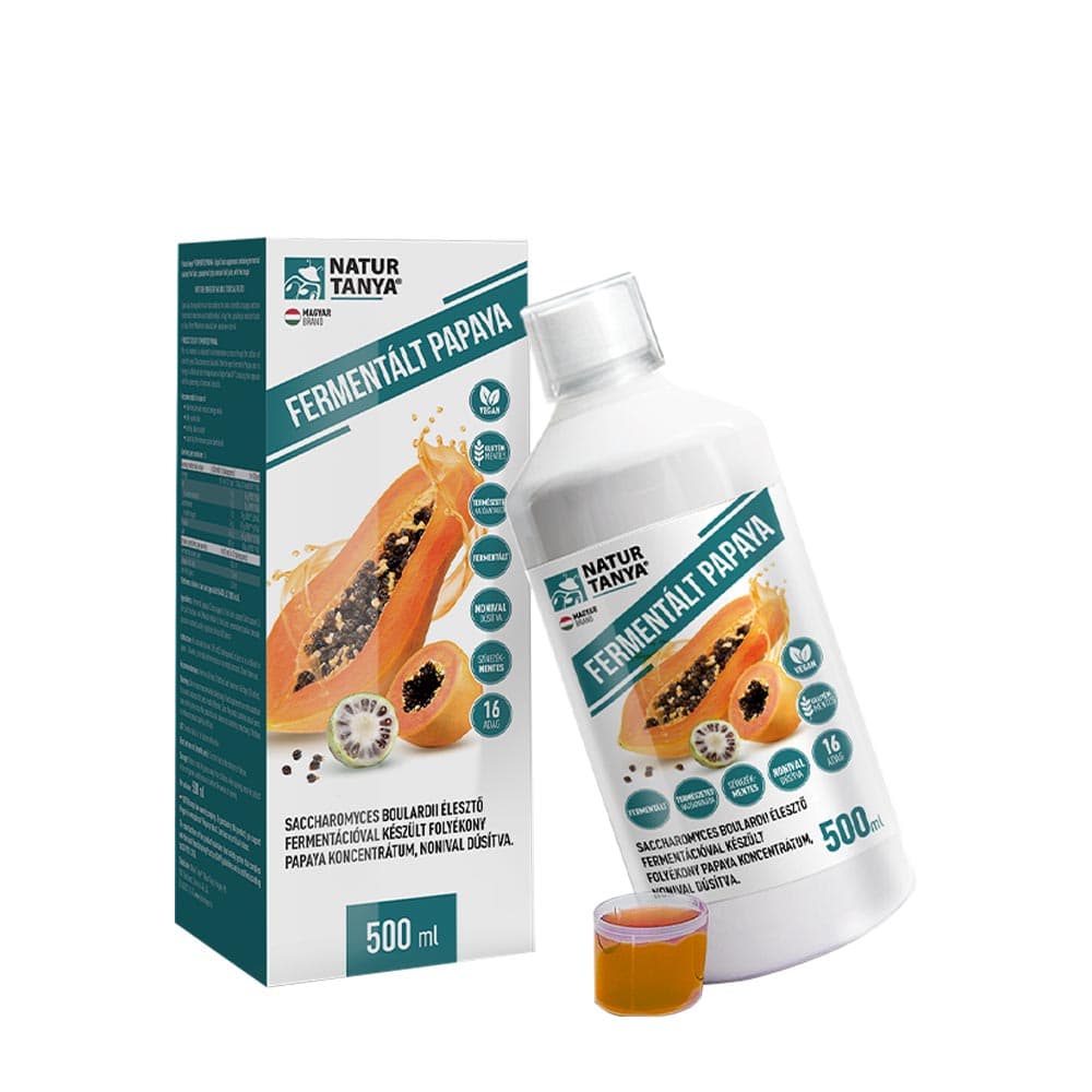 Natur Tanya - Papaya Fermentada 60 cápsulas – Natur Tanya empaque