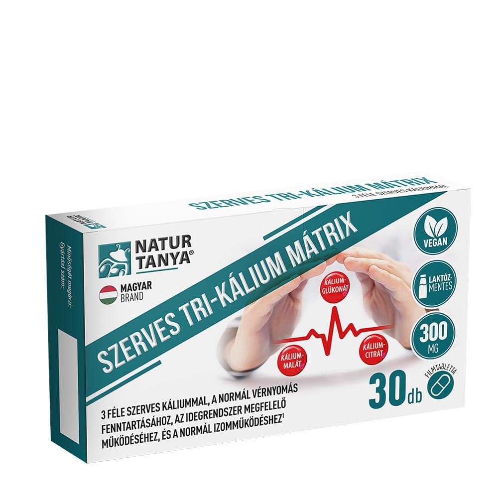 Natur Tanya - Organic Tri-Potassium Matrix 120 cápsulas – Natur Tanya empaque