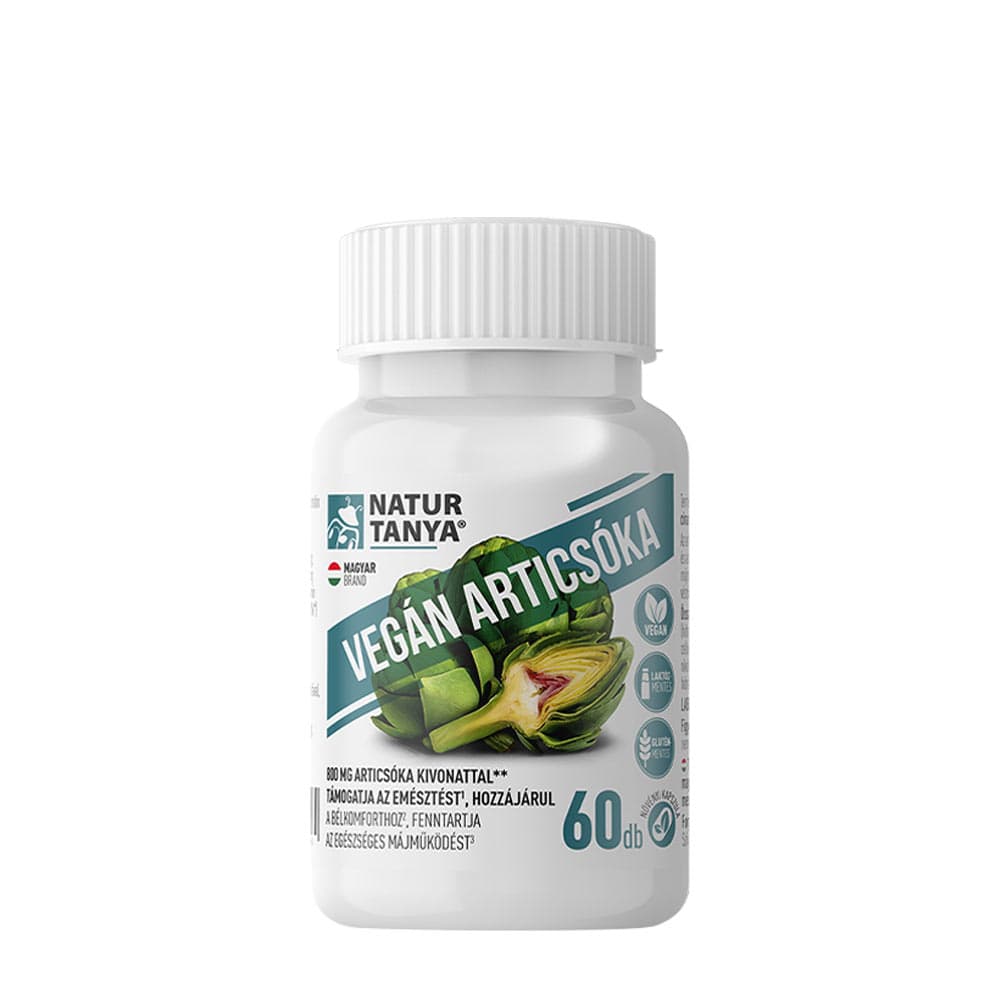 Natur Tanya - Vegan Artichoke 500 mg kapslar – Natur Tanya förpackning