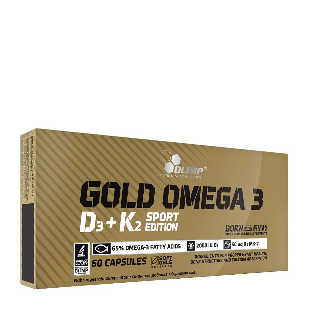 Olimp Labs - Gold Omega 3 D3 + K2 Sport Edition - 60 kapsułek