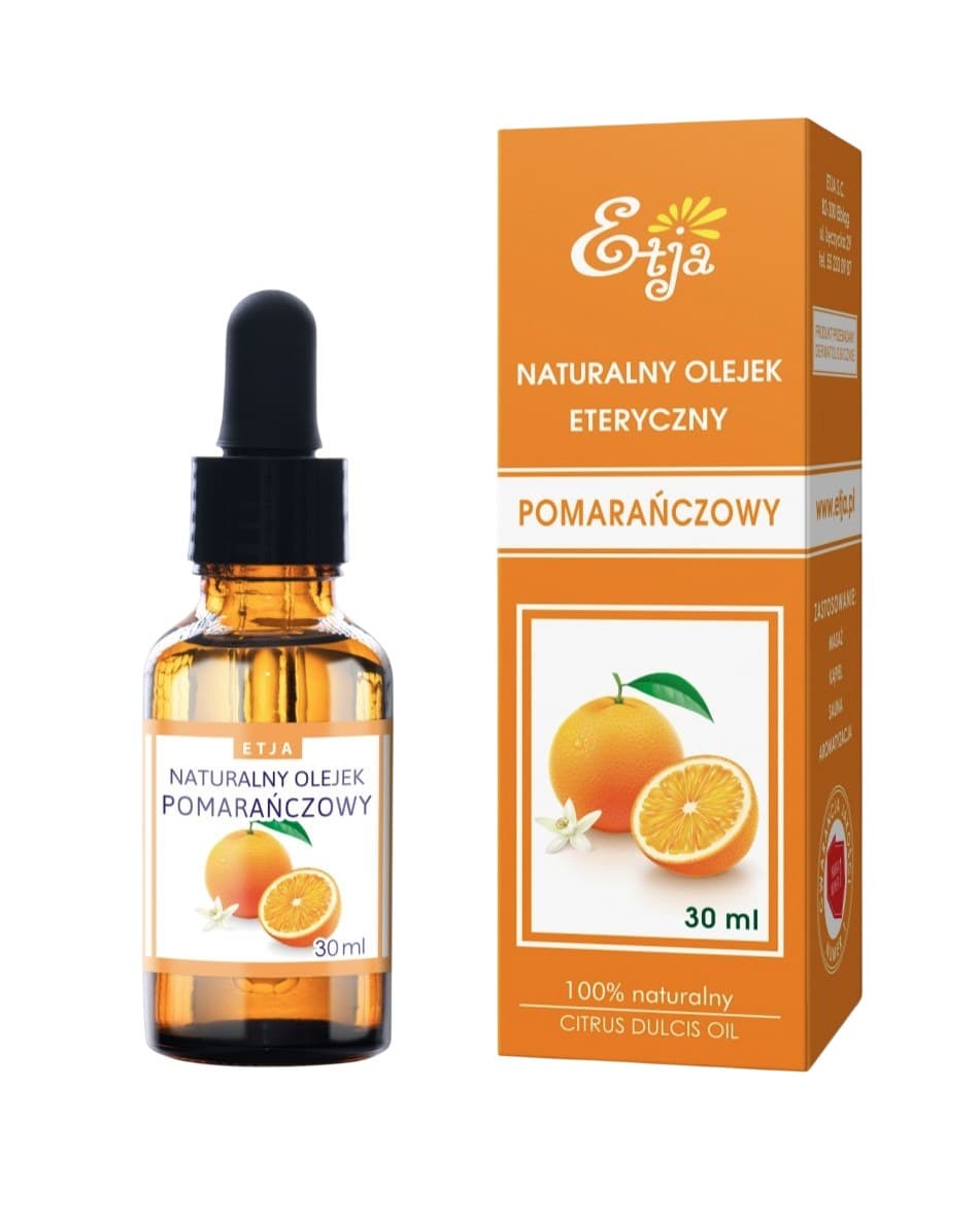 Etja - Natural Orange Essential Oil 10 ml – Etja förpackning