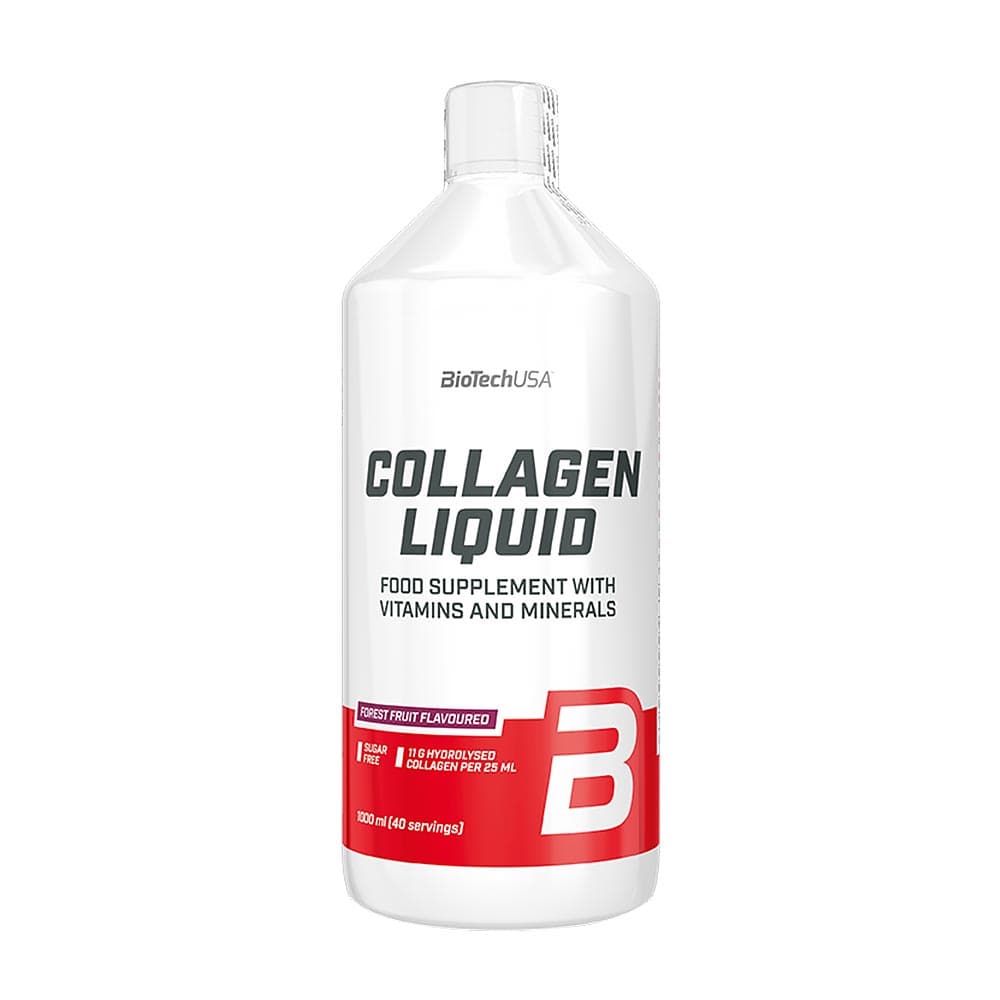 BioTechUSA - Collagen Liquid, Forest Fruit - 1000ml – BioTechUSA förpackning