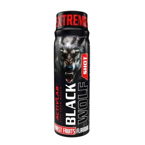 Activlab Black Wolf Shot 80 ml med smak av skogsbär
