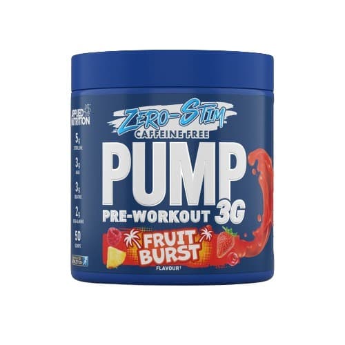 Applied Nutrition - Pump 3g Pre-Workout - Fruit Burst - 375g – Applied Nutrition empaque