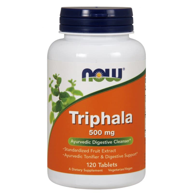 NOW Foods - Triphala - 120 tabletter – NOW Foods förpackning