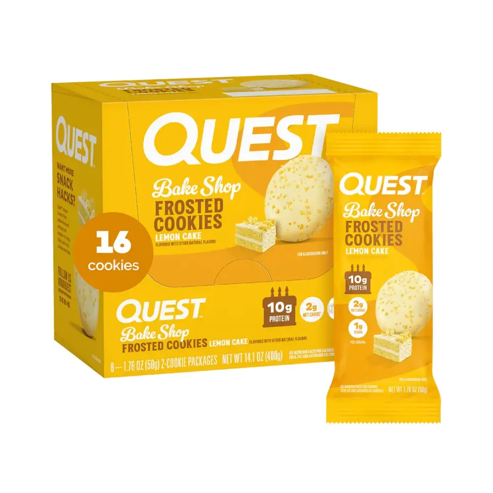 Quest Nutrition Protein Frosted Cookies 25g – Quest Nutrition förpackning