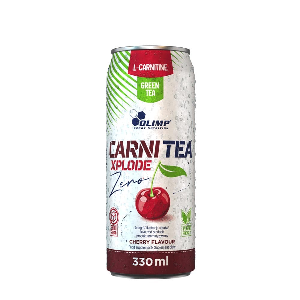 Olimp Labs Carni-Tea Xplode Zero Cherry 330ml – Olimp Labs förpackning