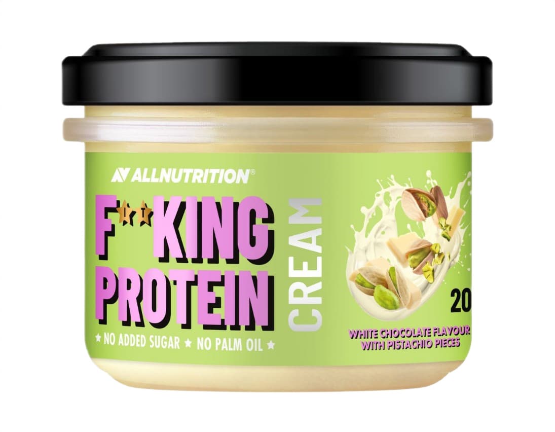 Allnutrition Protein Cream, Vit Choklad med Pistagenötter - 200g – Allnutrition förpackning