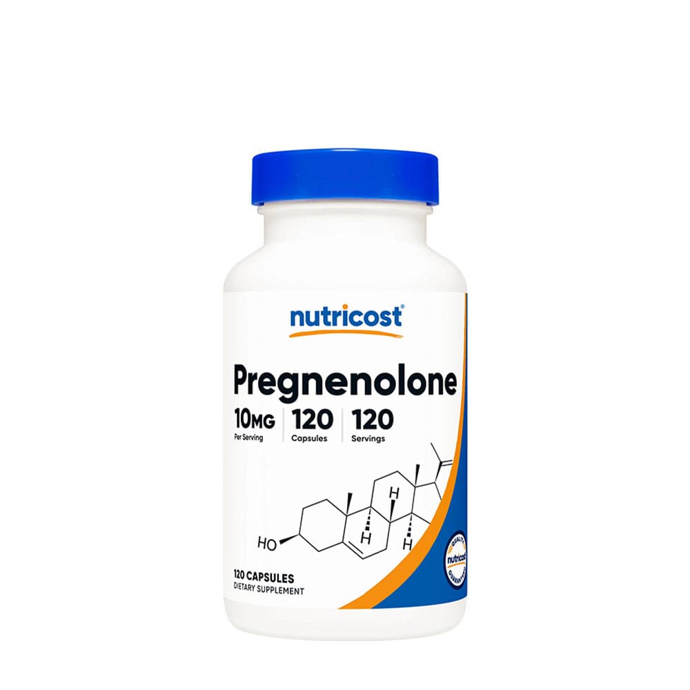 Nutricost - Pregnenolone - 120 Cápsulas – Nutricost empaque
