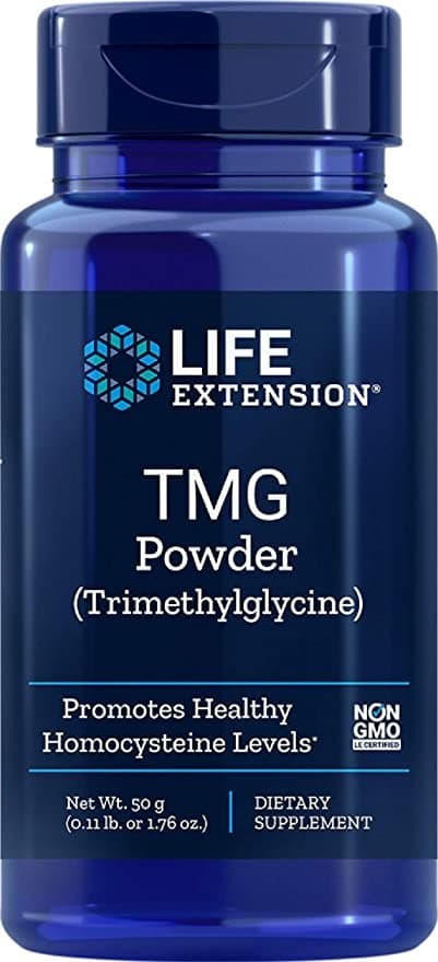 TMG Pulver 50g | Life Extension – Life Extension förpackning