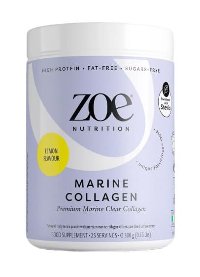 Zoe Nutrition - Marine Collagen, Lemon - 300g – Zoe Nutrition förpackning
