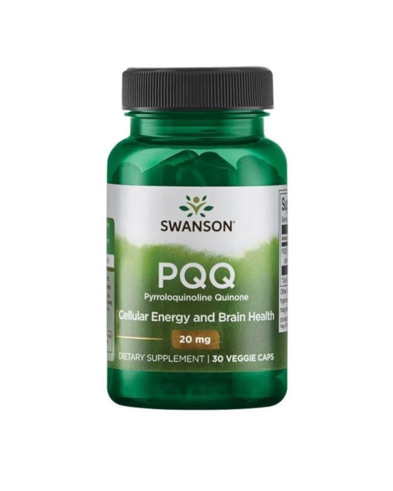 Swanson PQQ 20mg 30 vegane Kapseln – Swanson packaging