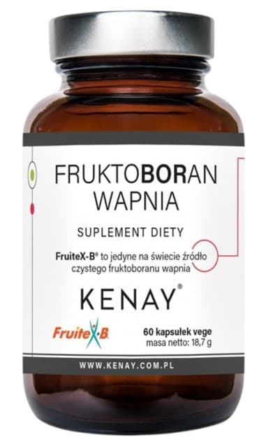 Kenay - Calcium Fructo-Boran (Fruitex-B) 60 kapslar – Kenay förpackning