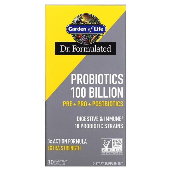 Garden Of Life - Probiotics 100 Billion - 30 Vcaps – Garden Of Life förpackning