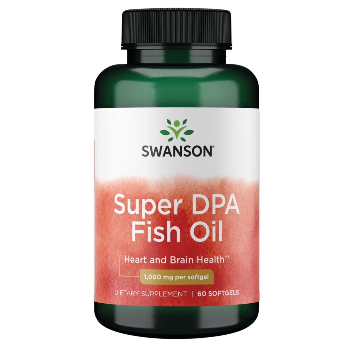 Swanson - Super Dpa Fish Oil - 60 Sgels – Swanson förpackning