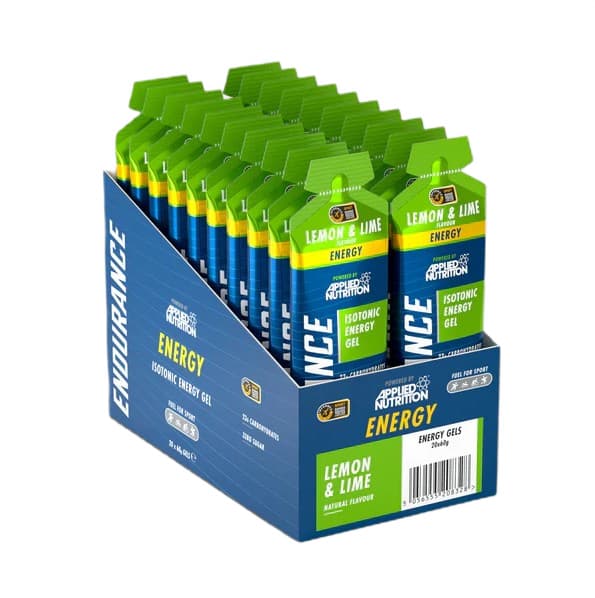 Applied Nutrition - Endurance Energy Isotonic Gel Lemon & Lime - 20 x 60g – Applied Nutrition förpackning