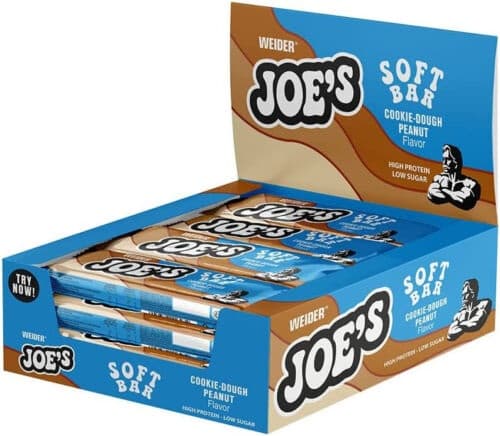 Weider Soft Bar Cookie Dough Peanut - 12 x 50g – Weider förpackning