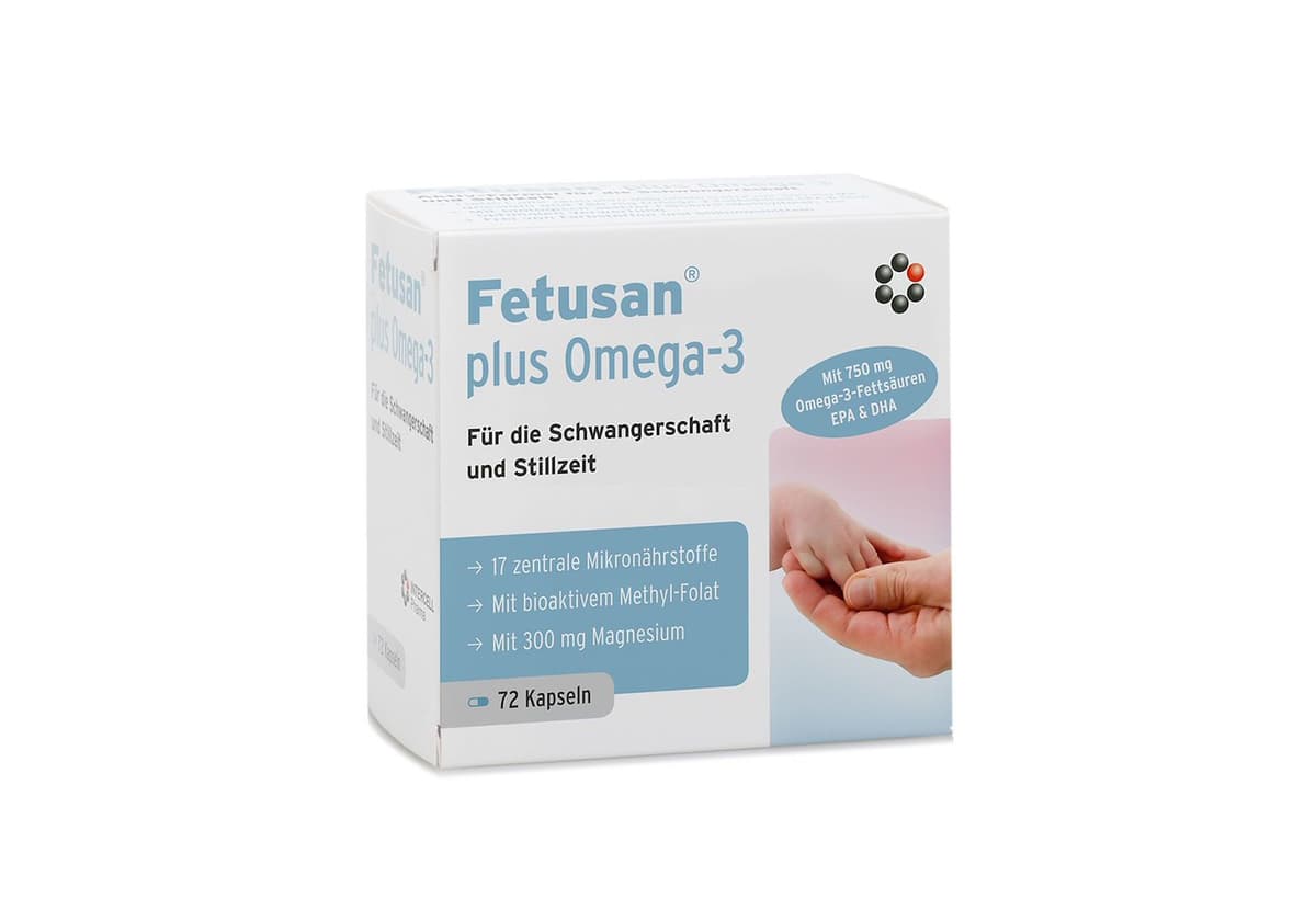 Fetusan Plus Omega-3 - 72 Kapslar – Fetusan förpackning