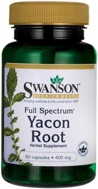 Full Spectrum Yacon Root, 400mg - 60 kapslar | Swanson – Swanson förpackning