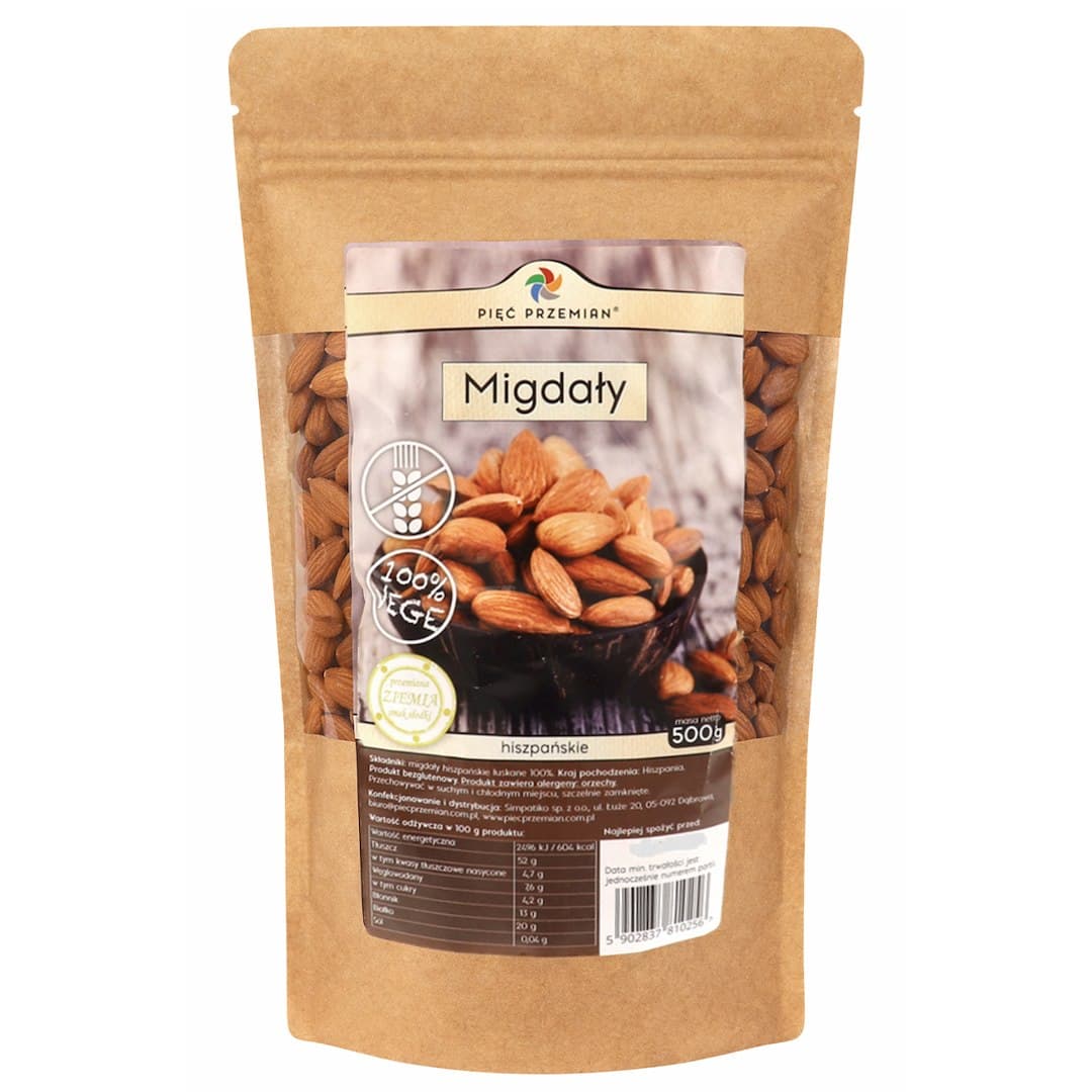 Pięć Przemian - Almonds (Simpatiko) – Pięć Przemian förpackning