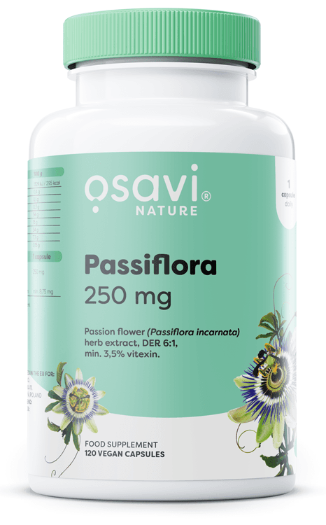 Osavi - Passiflora, 250mg - 120 Vcaps – Osavi förpackning