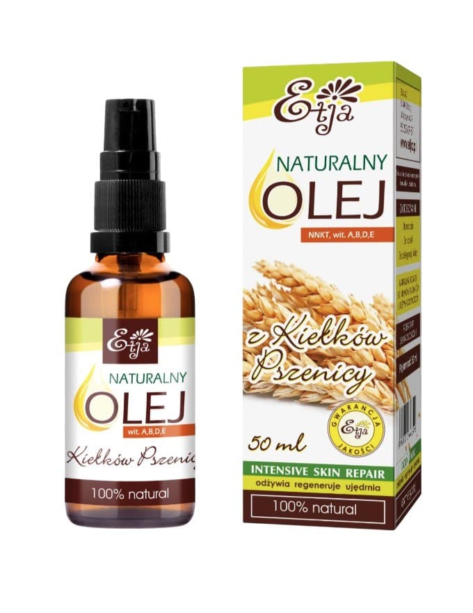 Etja - Natural Wheat Germ Oil - 50ml – Etja förpackning