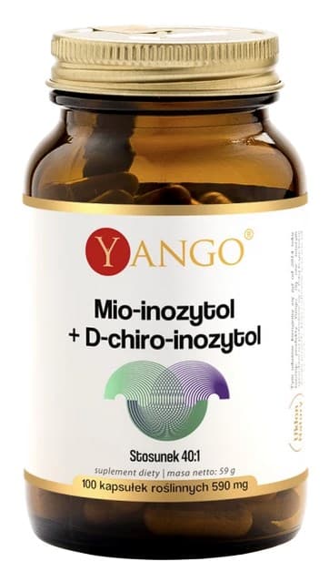 Yango - Myo-Inositol + D-Chiro-Inositol 120 kapslar – Yango förpackning