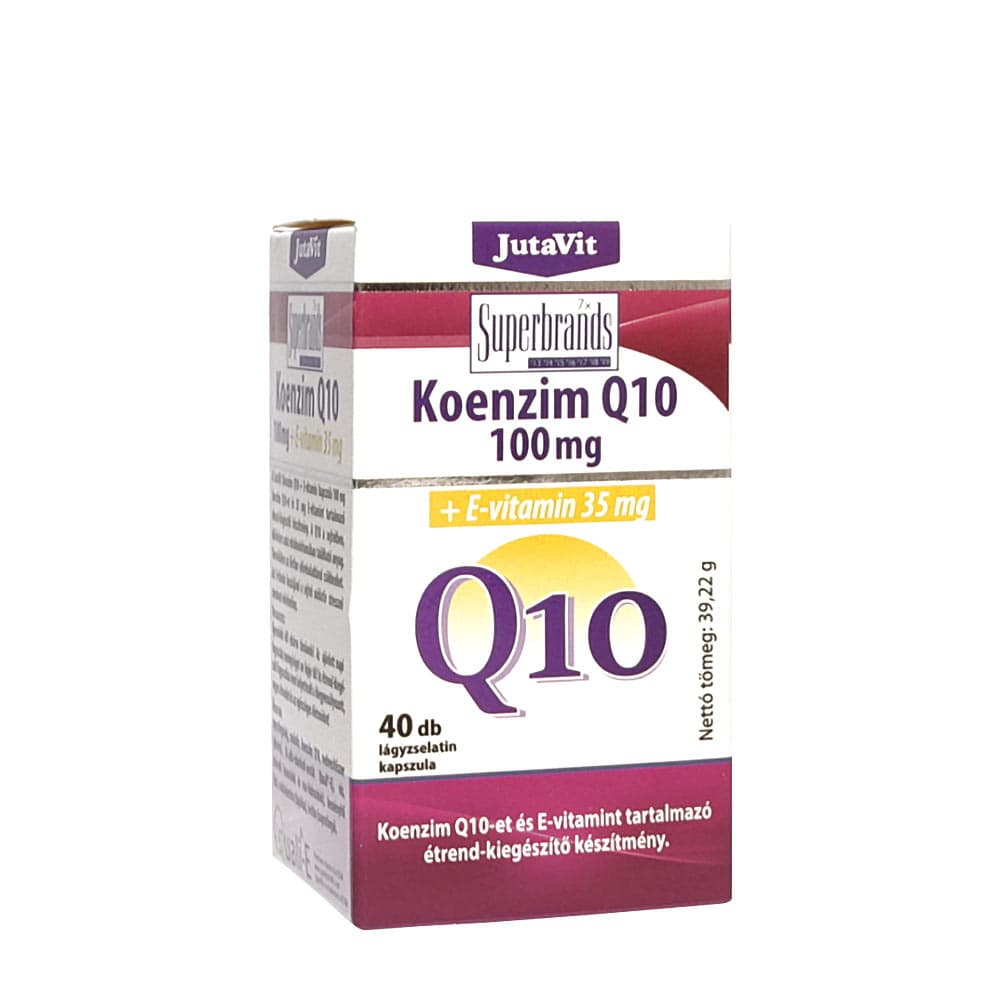 Jutavit Koenzym Q10 - 40 Kapslar – Jutavit förpackning